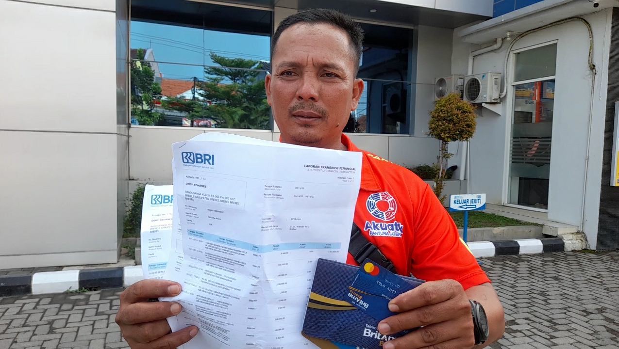 Sehari Nasabah BRI Di Brebes Kehilangan Saldo Tabungan Rp213 Juta