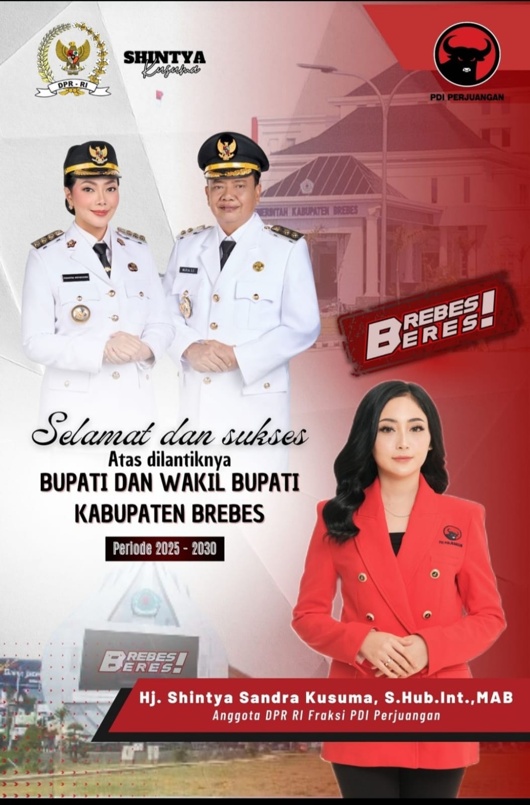 Pelantikan bupati brebes