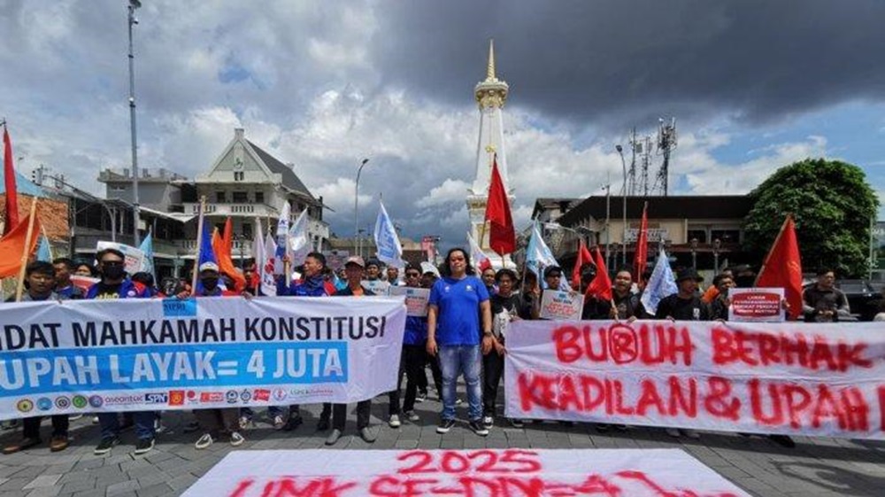 Buruh DIY Semakin Terhimpit: Upah Tidak Mencukupi, Kebijakan Tentang Pajak Jadi Sorotan