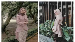 8 Referensi Model Kebaya Peplum Wanita Hijab, Yang Elegan Cocok Untuk Berbagai Acara