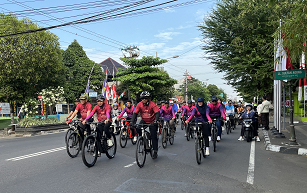 Puluhan Kepala Daerah Se-Indonesia Ikuti Fun Bike, Susuri Sumbu Filosofi Yogyakarta