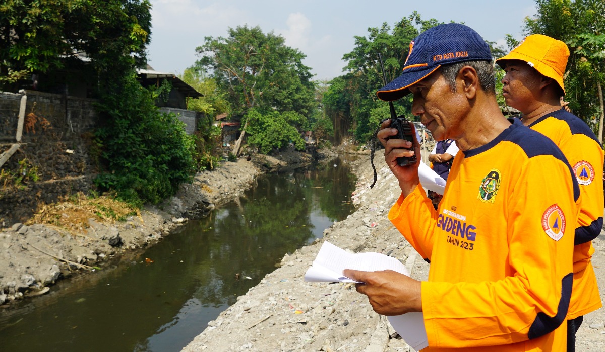 BPBD Jogja Uji 36 EWS Banjir, Warga Bantaran Sungai Diminta Siap Evakuasi
