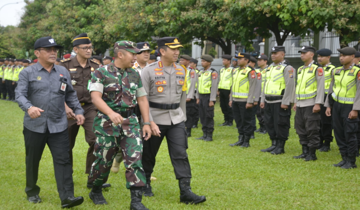 Siagakan 856 Personel Gabungan, Pemkot dan Polresta Yogyakarta Siap Amankan Momen Libur Natal dan Tahun Baru