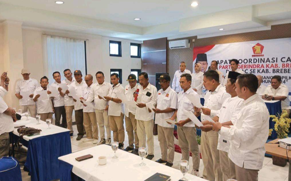 17 PAC Gerindra Brebes Kompak Dukung Ismail Fahmi Maju Bacawabup