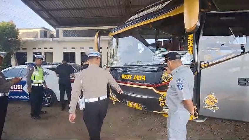 Buntut Kecelakaan Maut, Polisi Gencar Sidak Bus Pariwisata di Kabupaten Brebes