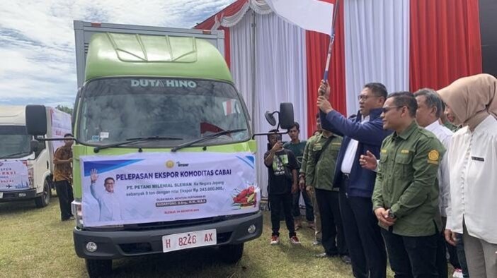 Kementan Lepas Ekspor Rp1,1 Miliar dari Sleman Dorong Transformasi Pertanian Modern