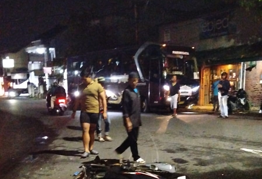 Kecelakaan di Kotagede Yogyakarta, Pemotor Tewas Usai Tabrak Bus Wisata