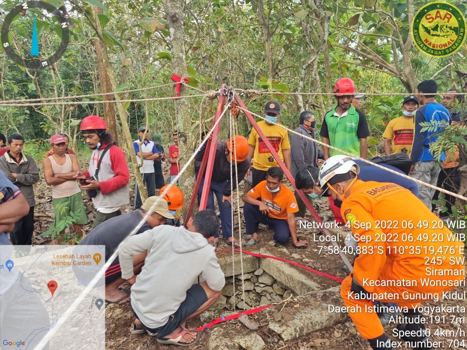 Lansia di Gunungkidul Terjebak di Sumur Tua Selama 45 Menit, Lihat Kondisinya! 