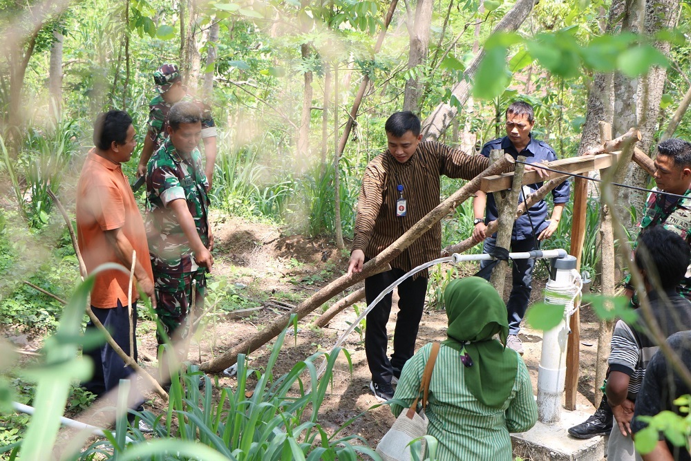 Program Air Bersih TNI AD BKKBN DIY Beri Dampak Kesejahteraan Masyarakat Gedangsari Gunungkidul