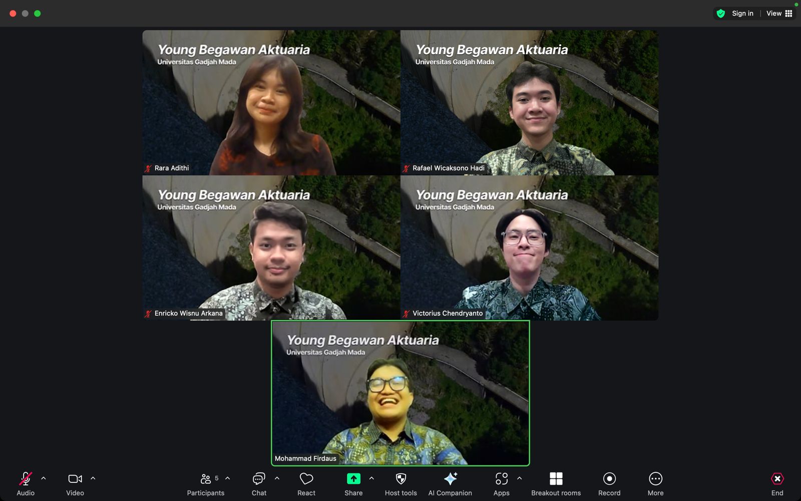 Tunggu Enam Tahun, Mahasiswa UGM Raih Juara 2 Kompetisi Aktuaria Internasional 2025