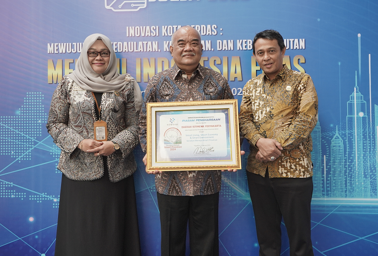 Unggul dalam Tiga Kategori, DIY Dinobatkan sebagai Smart Province 2024