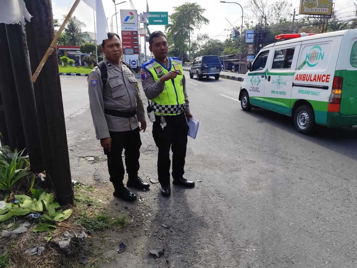 Tabrakan Dua Motor Depan SPBU Ngaran Gamping, Tiga Korban Luka Dirawat RS PKU Muhammadiyah