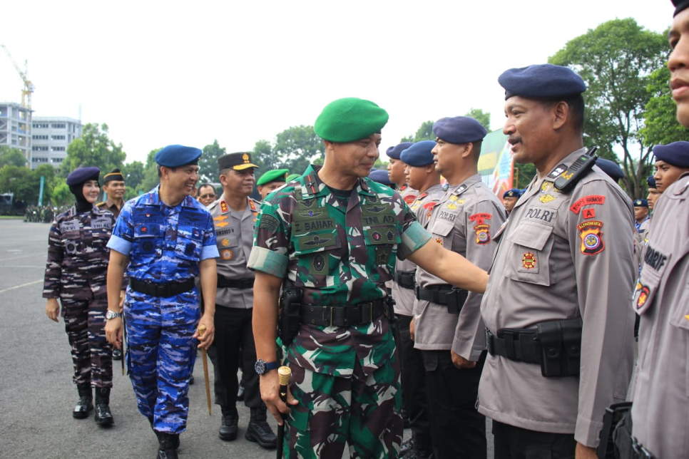 Apel Kesiapsiagaan KODAM IV/Diponegoro, Pasukan Pengamanan Pemilu Siap Jalankan Tugas