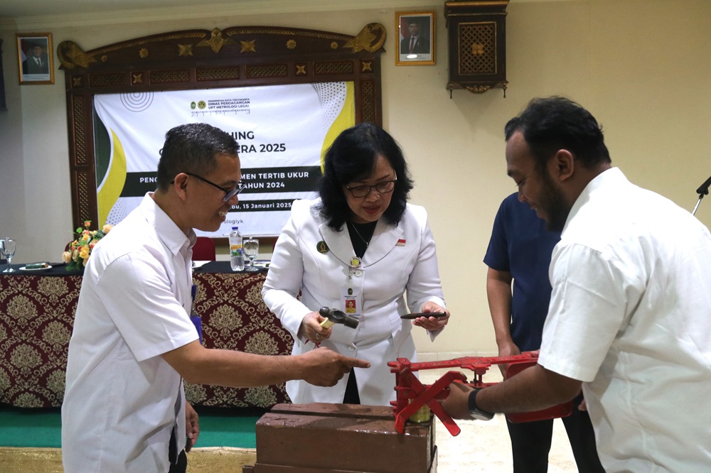 Pemkot Yogyakarta Launching Cap Tanda Tera, Ciptakan Ketertiban Pengukuran di Kawasan Perdagangan