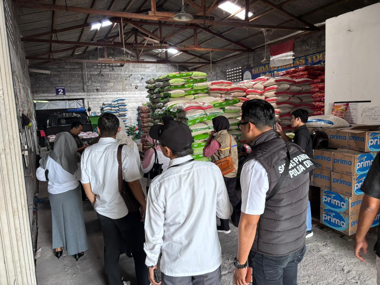 Satgas Pangan DIY Sidak Pasar Beringharjo hingga Distributor, Cek Harga Beras Begini Hasilnya