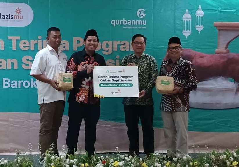 Kolaborasi Program Kurban dengan E-Commerce, Lazismu Terima Kurban Satu Ekor Sapi Limosin 