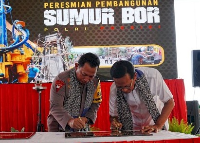 Kapolri Resmikan 10 Sumur Bor Polri Presisi Di Gunungkidul, Diharapkan Bantu Pasok Air 6.000 Warga