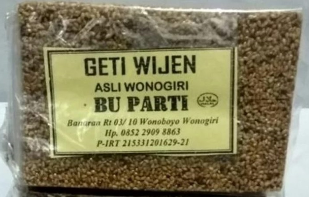 7 Rekomendasi Oleh-oleh Menarik Khas Wonogiri, Ada Geti Wijen Hingga Sambal Cabuk