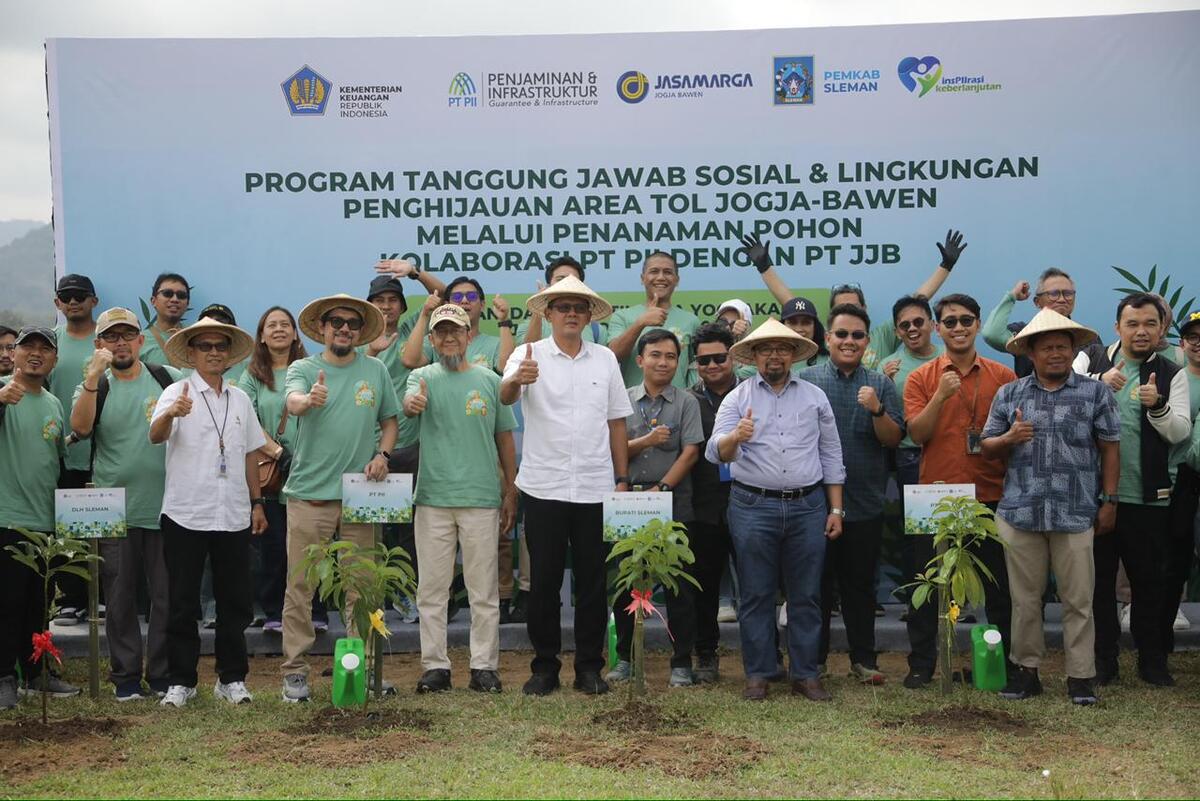 Kolaborasi Hijau, Sleman dan Jasa Marga Tanam 1.500 Pohon untuk Wariskan Harapan Generasi Mendatang