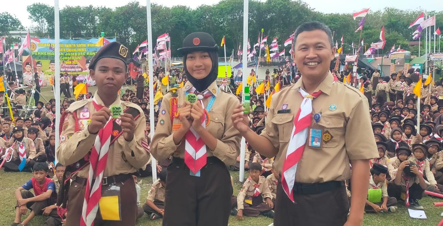 Peserta Kemah Jambore Ranting Pramuka Wanasari Diajak BNN Kota Tegal Pahami Bahaya Narkoba