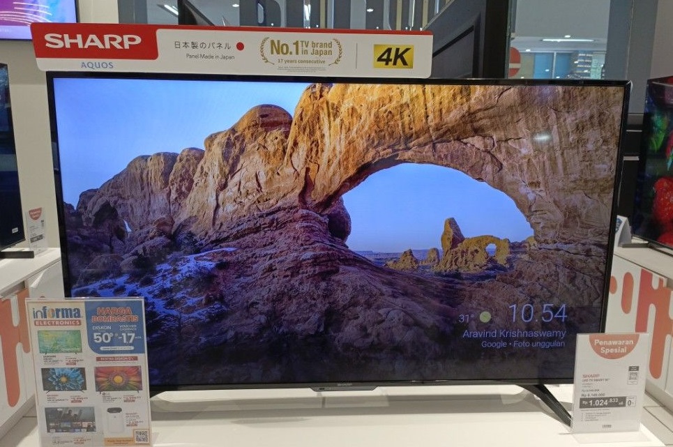 Kepopuleran Smart TV Terbaik Sharp di Indonesia, Cek Kelebihan dan Kekurangan Disini