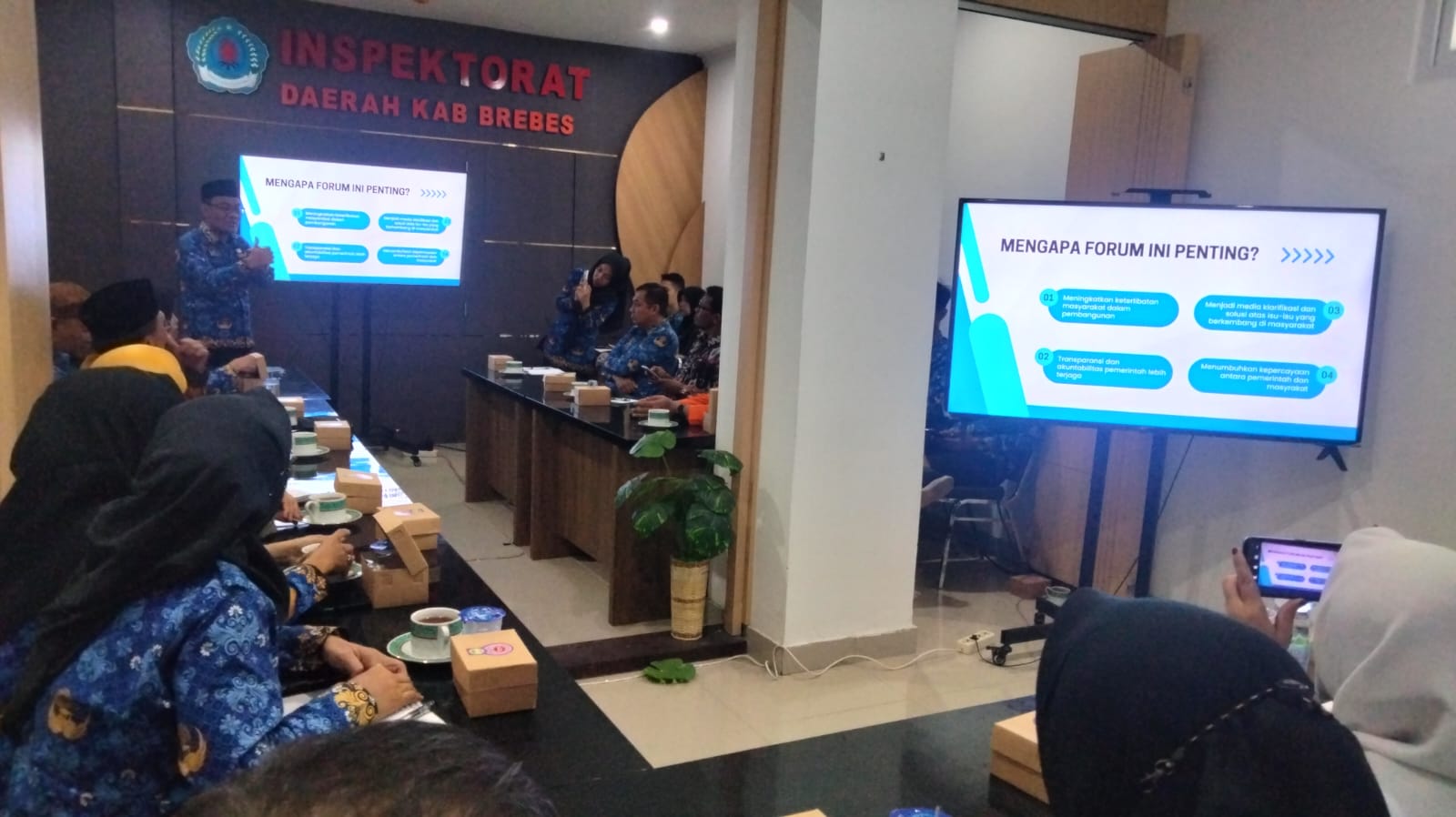 Gencarkan Penguatan Integritas Cegah Korupsi, Inspektorat Daerah Brebes Gelar Forum Komunikasi Publik