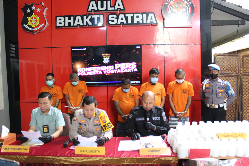 Polresta Yogyakarta Ungkap 2 Kasus Penyalahgunaan Obaya, 999 Butir Pil Yarindo Disita