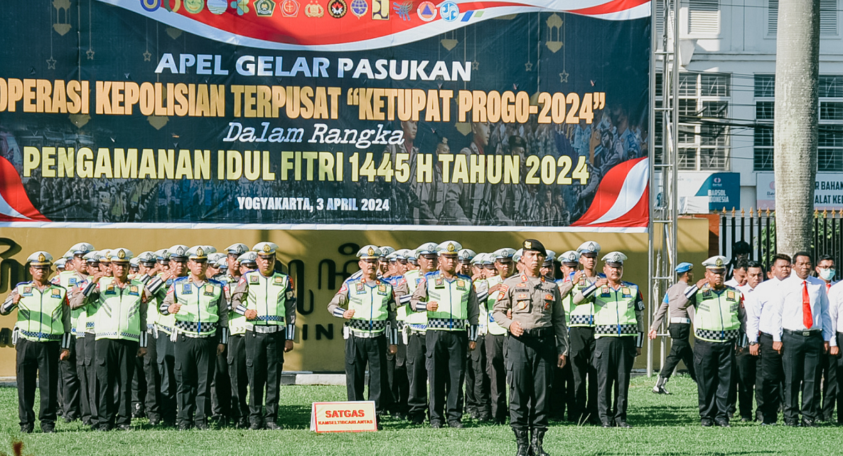 Pengamanan Mudik di DIY Libatkan 4.864 Personel, Operasi Ketupat Progo 2024 Digelar 13 Hari