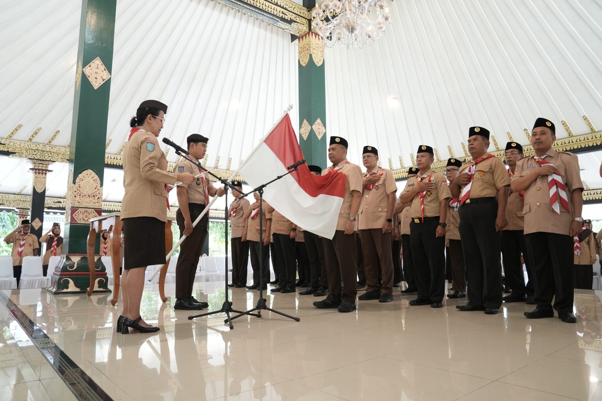 Harda Kiswaya Pimpin Pramuka Sleman, Tekankan Pendidikan Karakter Generasi Muda