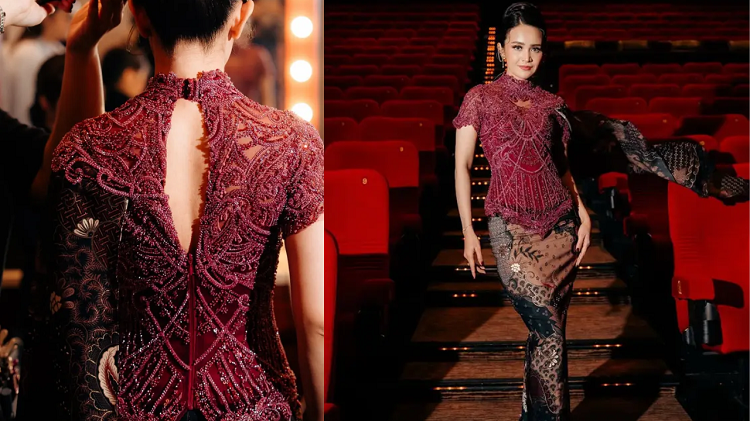 Pesona Kebaya Elegan Michelle Ziudith Di Gala Premier Film Angel Pol