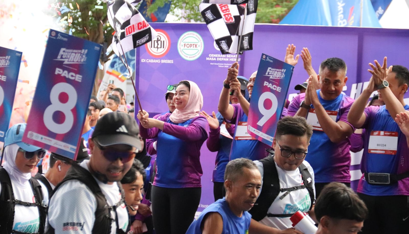 Bupati Paramitha Lepas 1.200 Peserta Brebes Healthy Fun Run; Kesehatan adalah Investasi Paling Menguntungkan