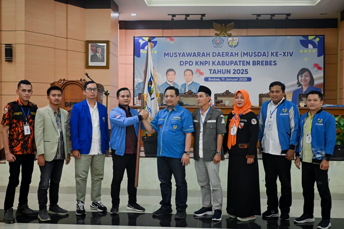 Selamat! Anisul Fahmi Terpilih Secara Aklamasi Pimpin KNPI Kabupaten Brebes Periode 2025-2029