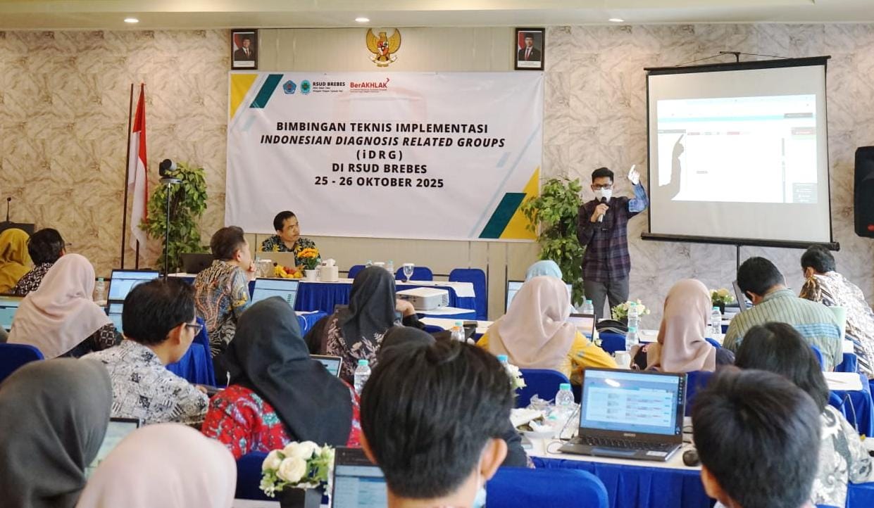 Tingkatkan Mutu dan Efisiensi Layanan Kesehatan, RSUD Brebes Gelar Bintek iDRG