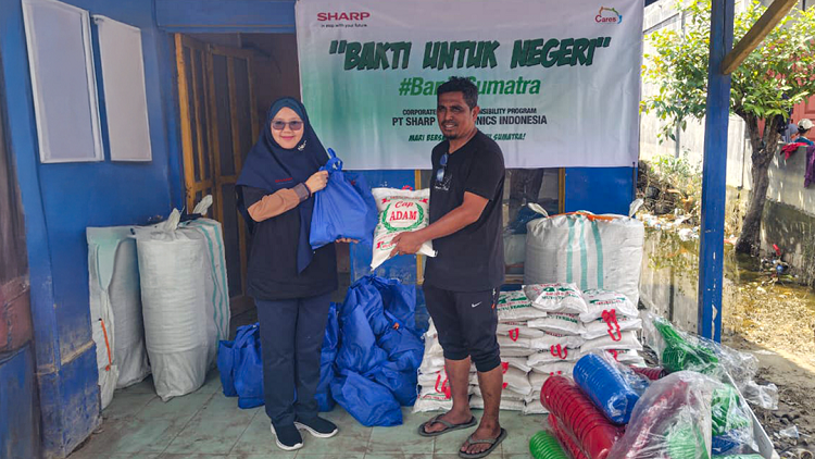 Janji Baru SHARP Ditepati Untuk Korban Banjir Sumatra yang Terima Bantuan 