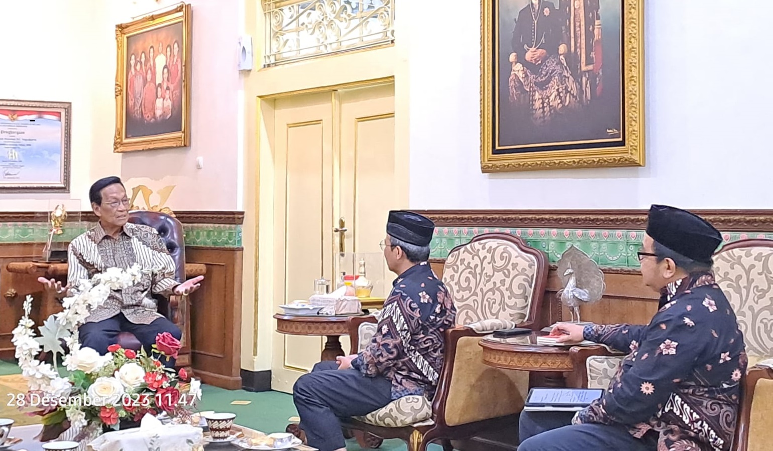 PW Muhammadiyah DIY Temui Sri Sultan HB X, Lakukan Kerja Sama untuk Wujudkan Kesejahteraan Masyarakat
