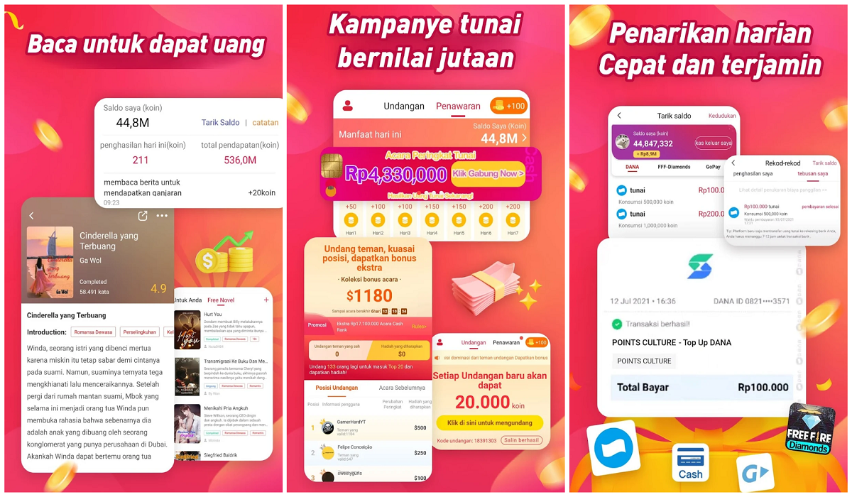Aplikasi Penghasil Cuan Cashzine 2025 dengan Modal Cukup Baca Artikel, Cek Cara Mainnya Disini