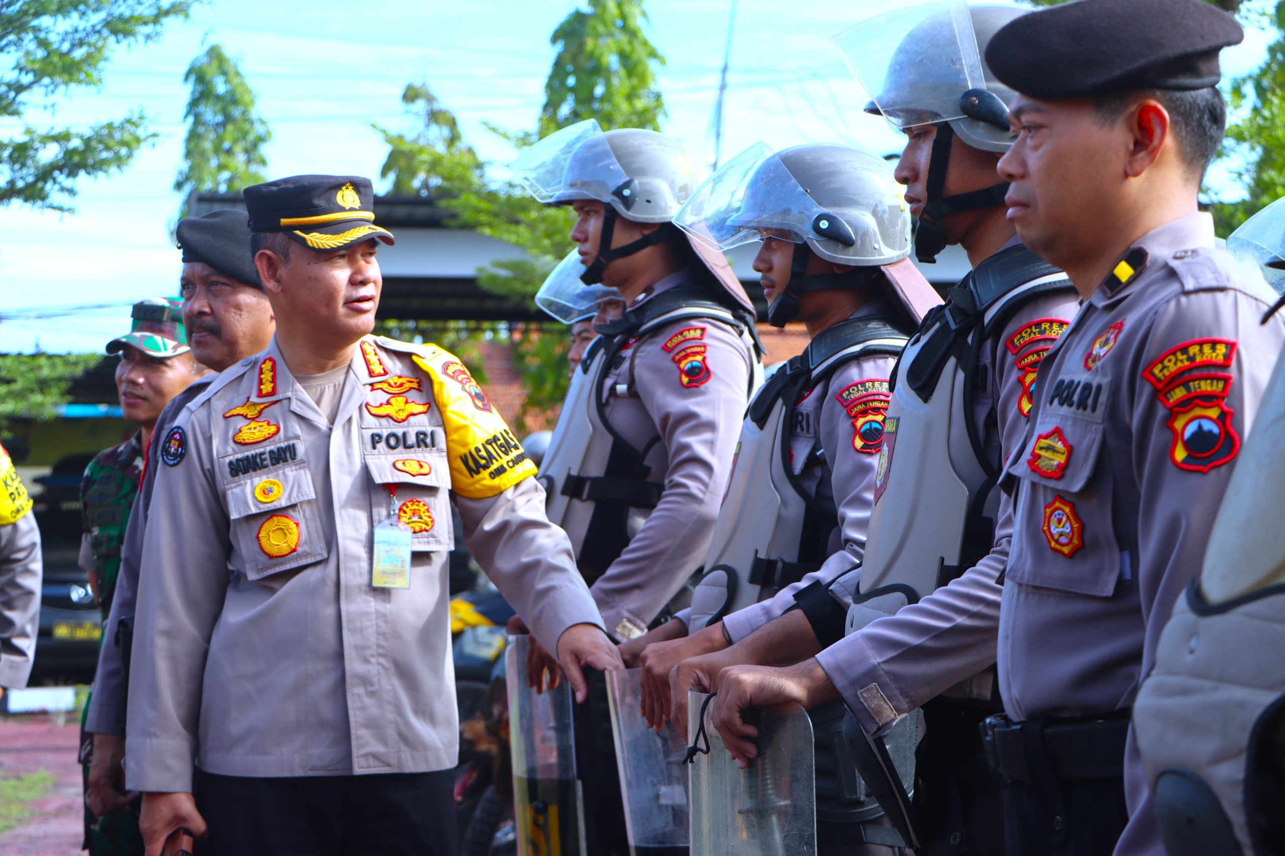 Polda Jateng Cek Cek Anggota di Apel Kesiapan Personel, TNI-Polri Kawal dan Amankan Pemilu