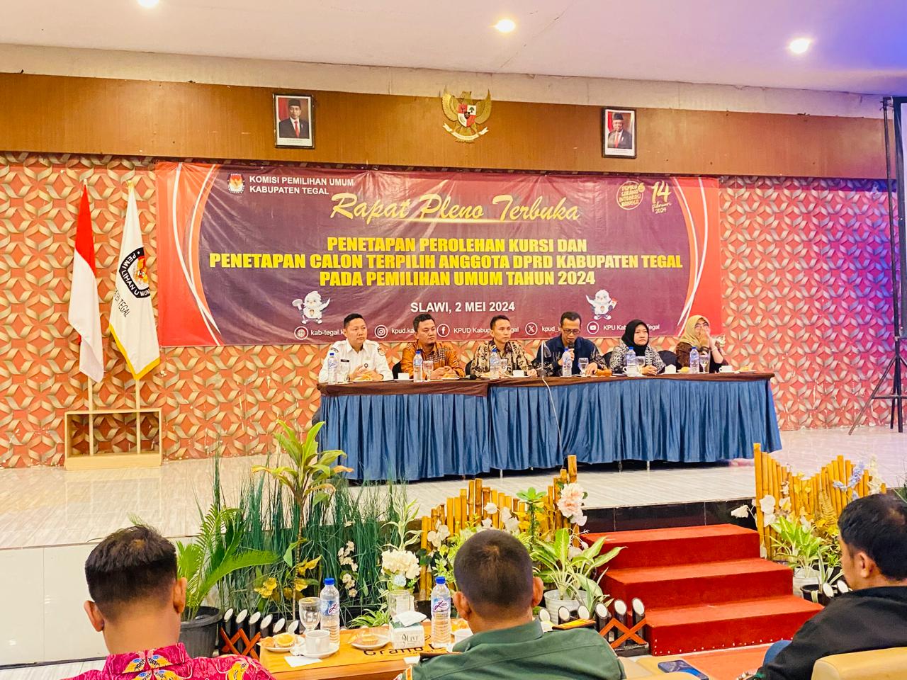 KPU Kabupaten Tegal Tetapkan Perolehan Kursi dan Calon Terpilih Anggota DPRD, PKB Tertinggi dan PAN Terendah