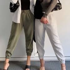 Inspirasi Gaya OOTD Fashionable Celana Jogger Wanita Hijab, Untuk Penampilan Kasual Stylish Trendi