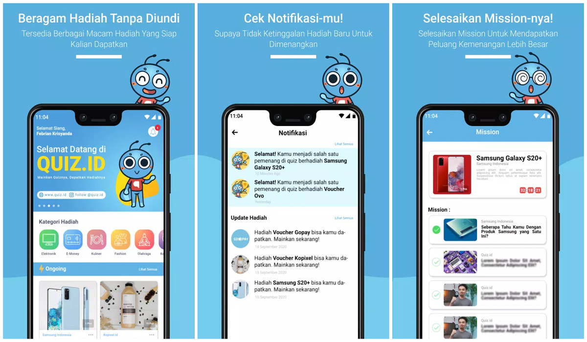 Aplikasi Penghasil Cuan 2025 Quiz.ID, Game Asah Otak yang 5 Menit Bisa Langsung Cair Rp100 Ribu Rupiah