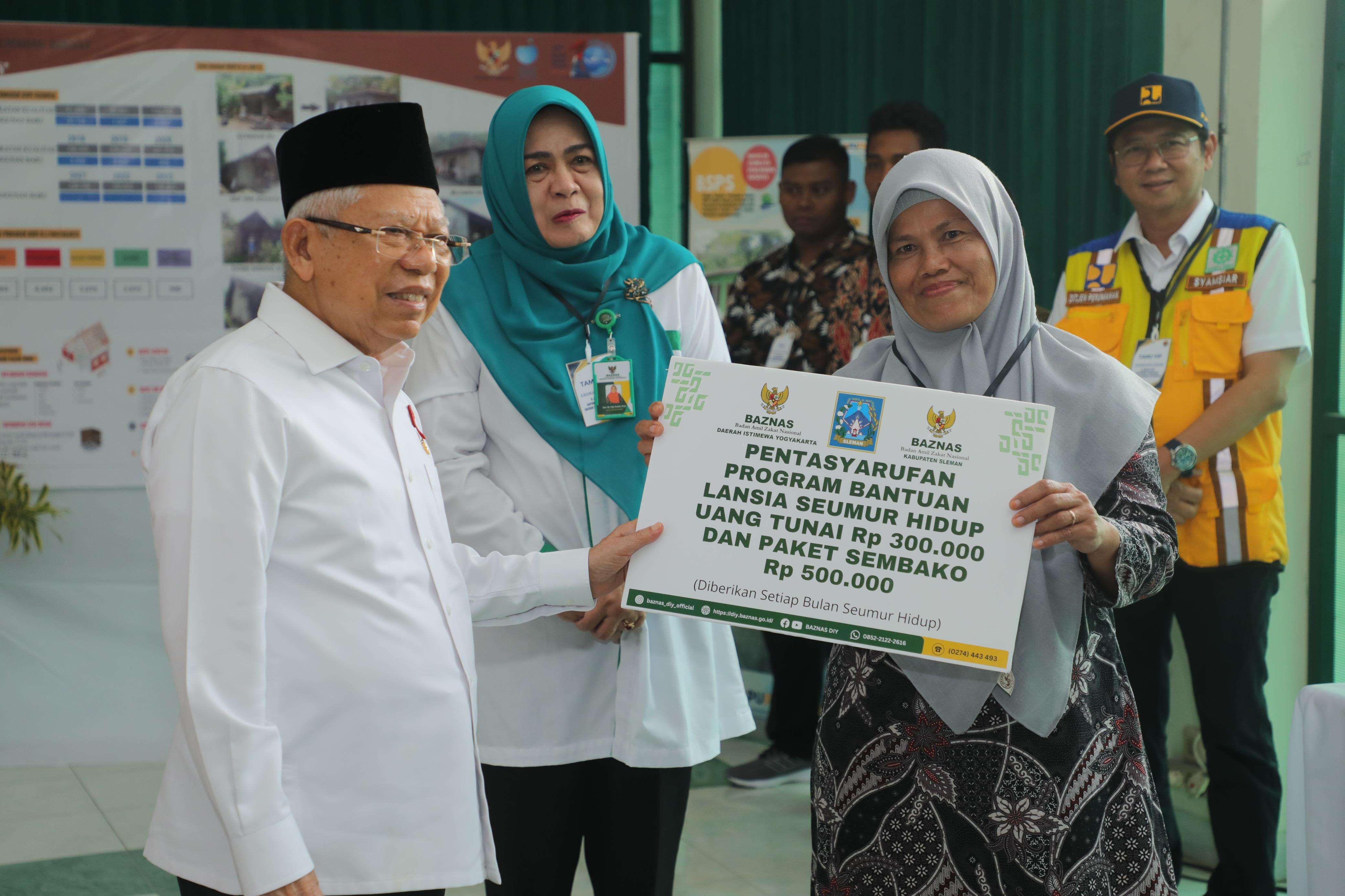 Wapres Ma'ruf Amin Kunjungi Sleman, Penanggulangan Kemiskinan Akan Terus Dikembangkan