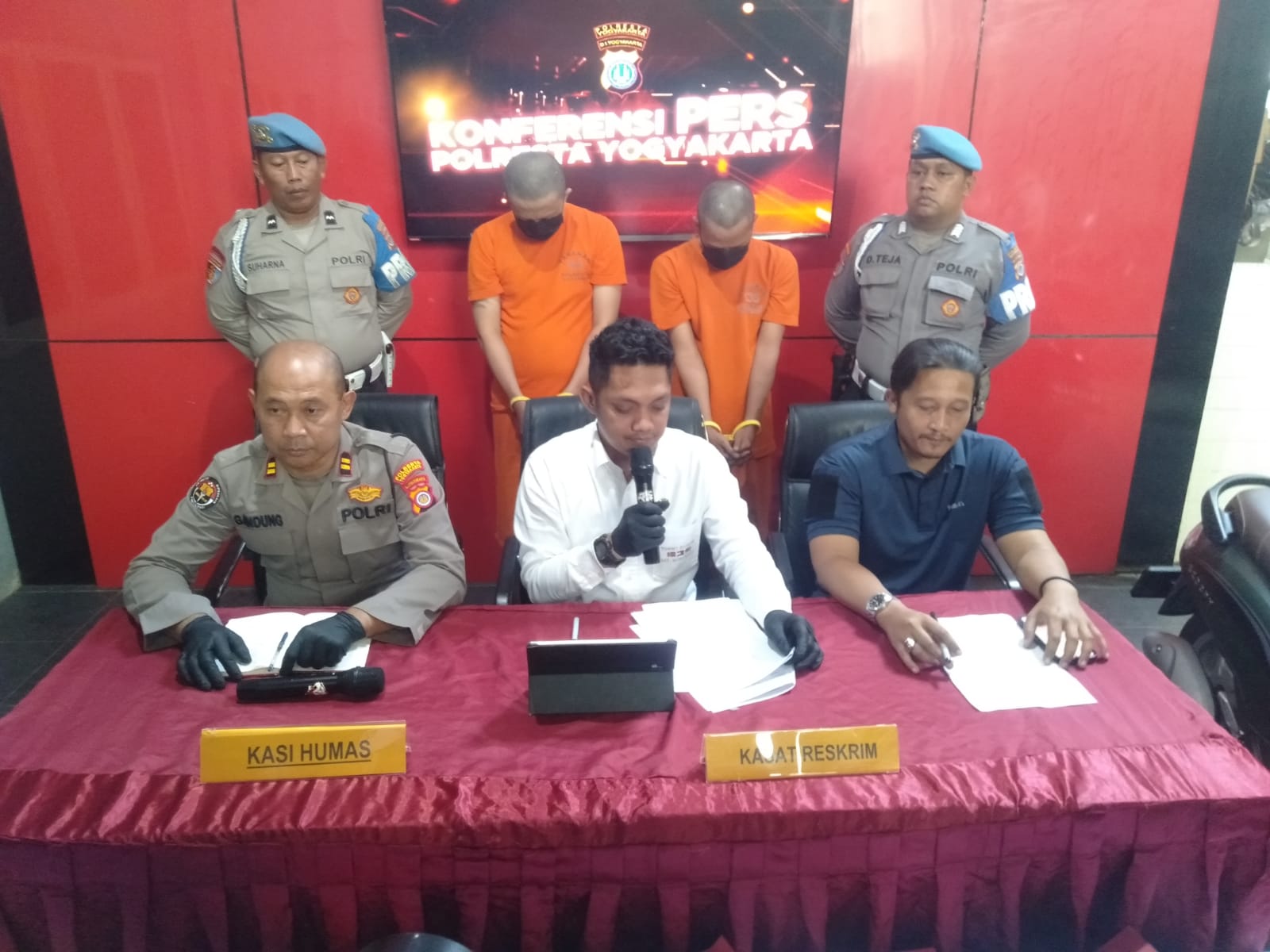 Residivis Pencurian Bermodus Ganjal ATM di Bugisan, Dua Dari Empat Tersangka Diamankan