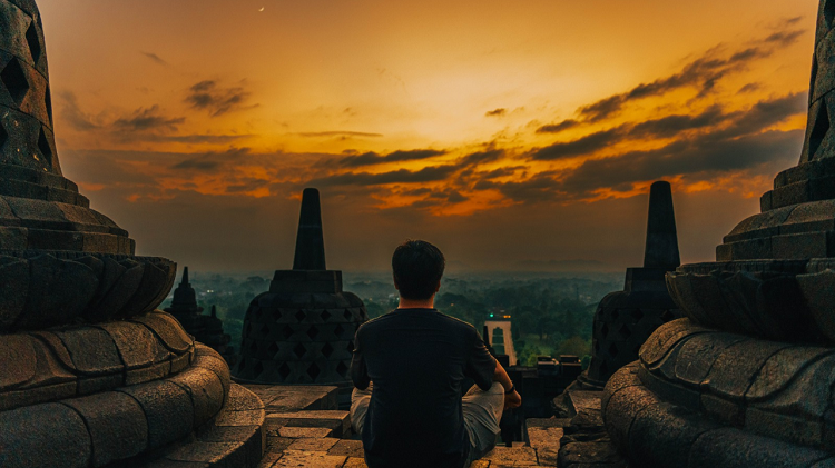Pengalaman Eksklusif Tur Sunrise Candi Borobudur, Menikmati Cahaya di Puncak Stupa, Cek Info Selengkapnya