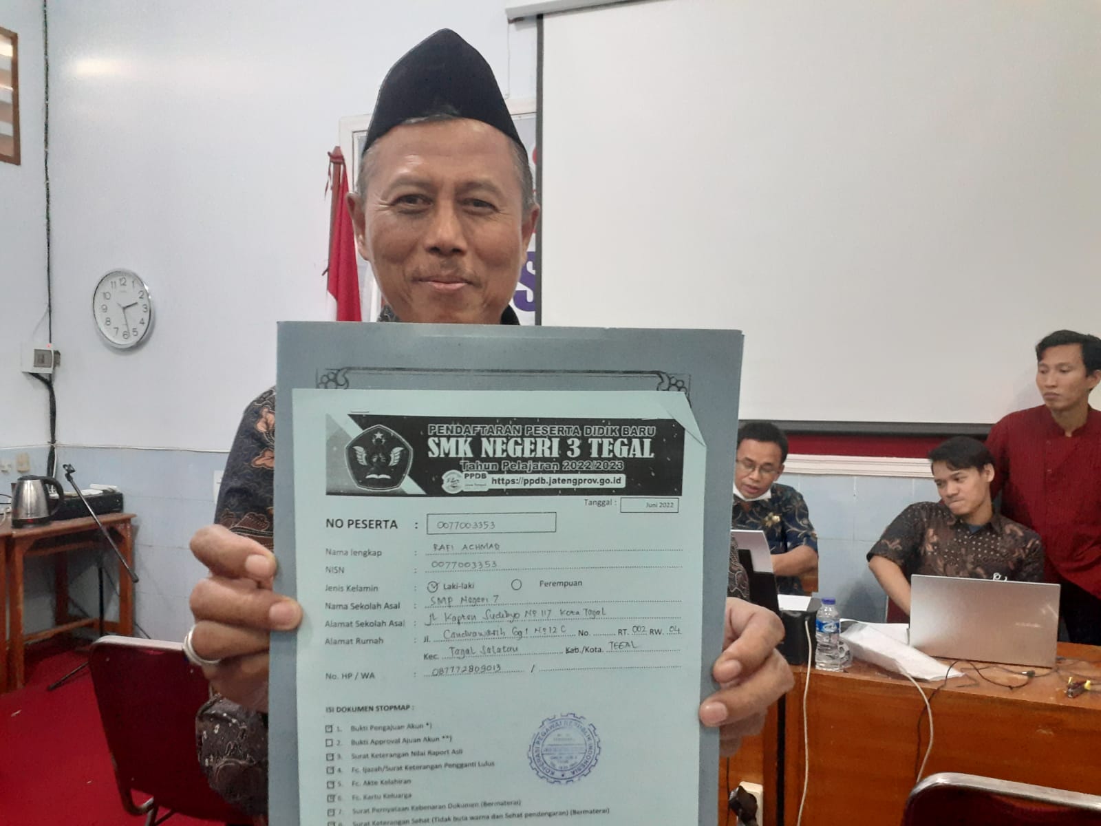 Heboh! Rafi Achmad Daftar Sekolah di SMKN 3 Tegal 