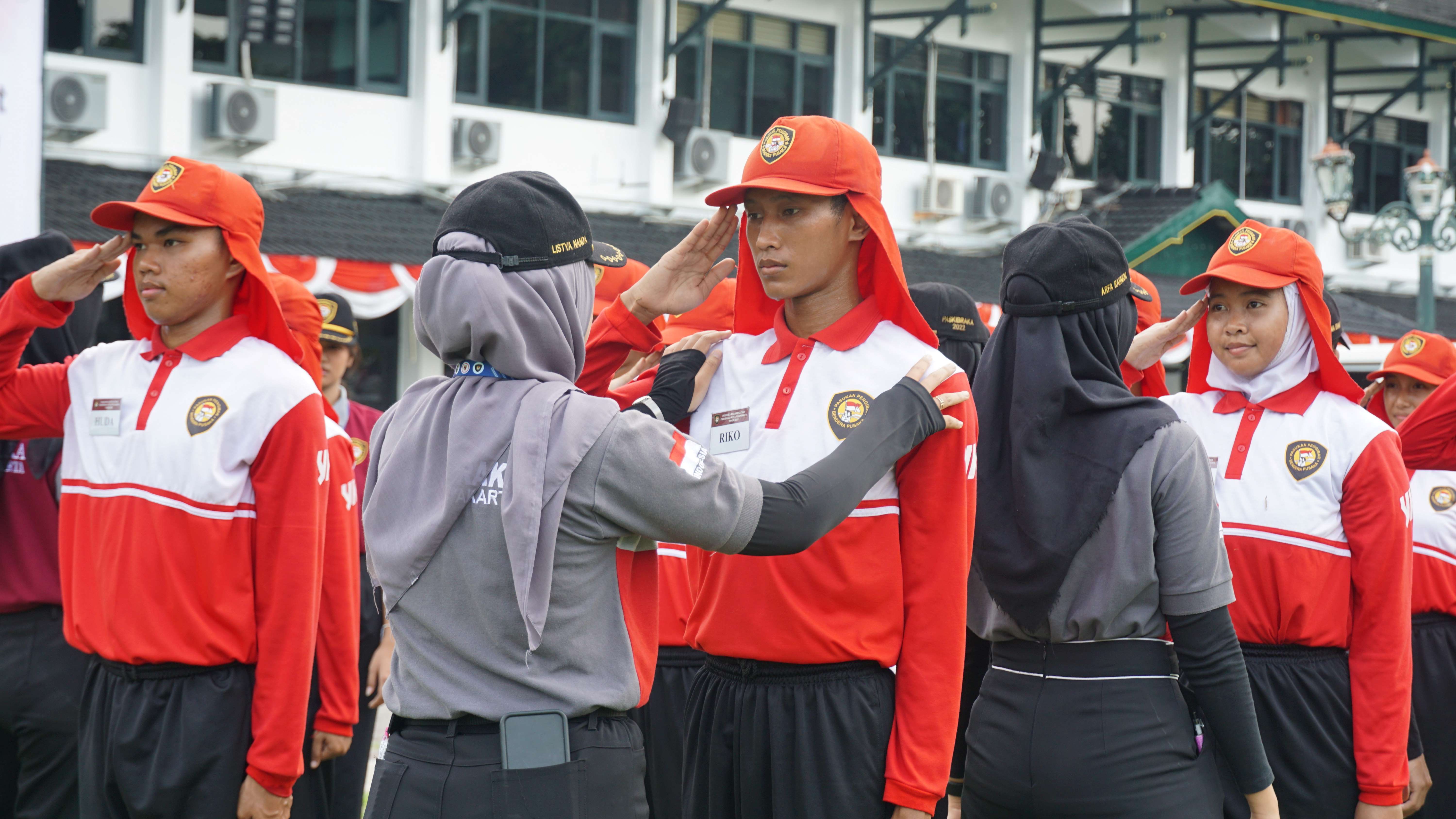 Perjuangan Latihan Terakhir Tahap Pertama Calon Paskibraka Kota Yogyakarta dari Pagi Hingga Malam 