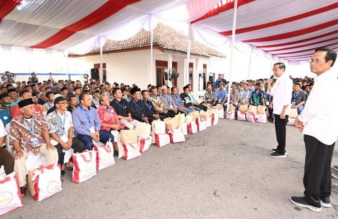 10 Ton Beras Bantuan Pangan Disalurkan kepada 1000 KPM Bantul