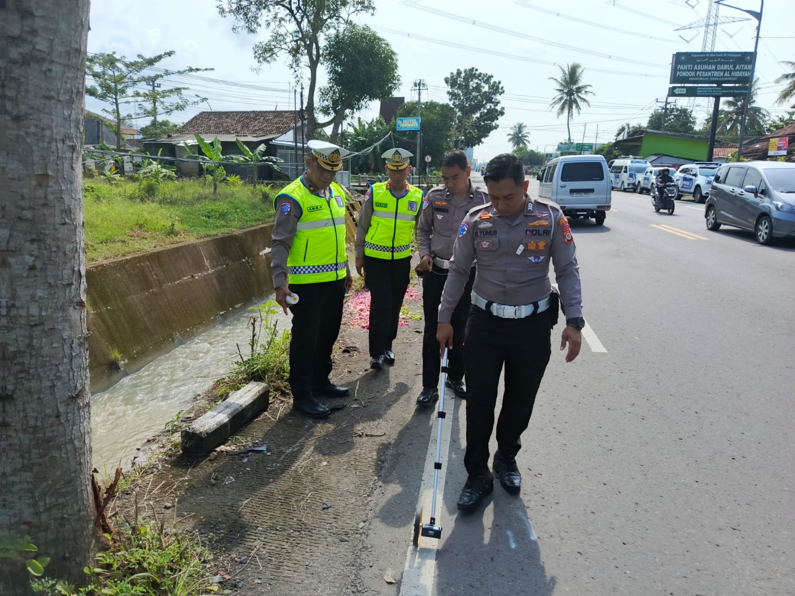 Kecelakaan di Simpang Empat Mlangsen Kulon Progo, Satu Penumpang Moge Meninggal Dunia