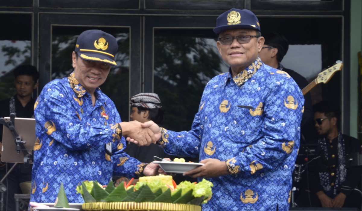 Refleksi Perjalanan Bangsa, Tradisi Dhahar Kembul Jadi Simbol Kebersamaan Hari Jadi KORPRI Yogyakarta Ke-53