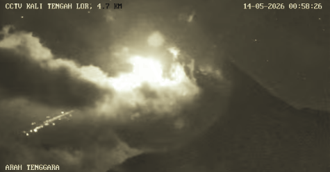  BPPTKG Catat Awan Panas Guguran 2 Kilometer Gunung Merapi Kamis Dini Hari 