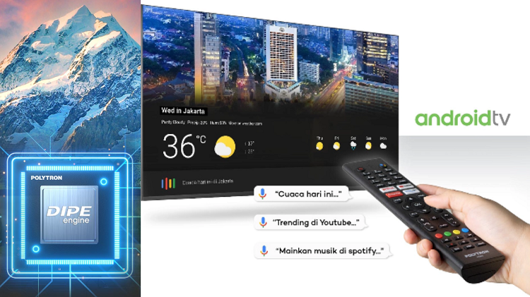 Polytron Smart TV Terbaik Android 32 Inch PLD 32AG5759 : Pilihan Cerdas Hiburan Di Rumah